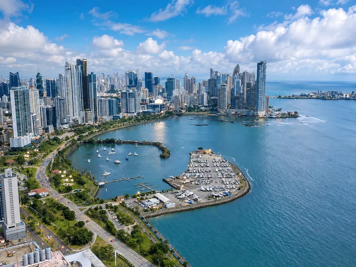 Panama City waterfront skyline
