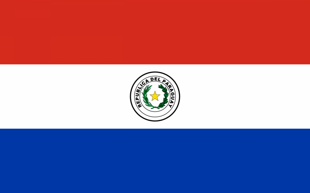 front side flag paraguay
